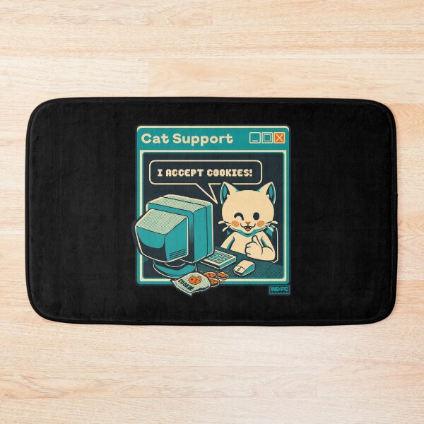 Item preview, Tech Support I Accept Cookies Cat designed and sold by World Domination For Cats ®.