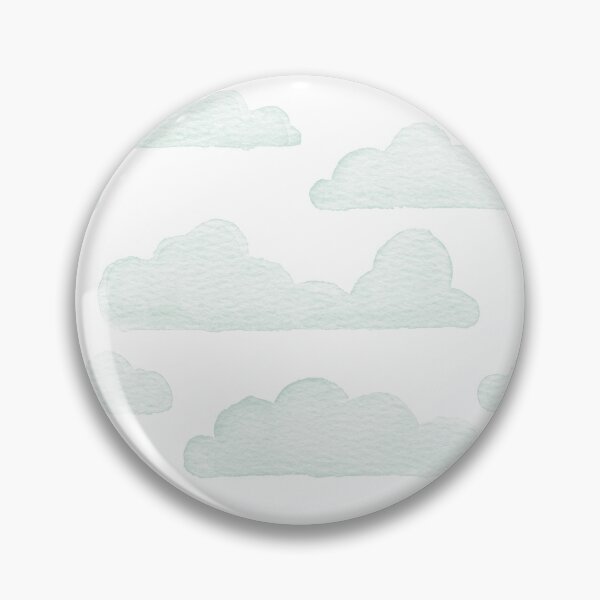 Item preview, Dreamtime Clouds Watercolor Pattern - Snow + Mint - No BG Texture designed and sold by Irene Estelle.