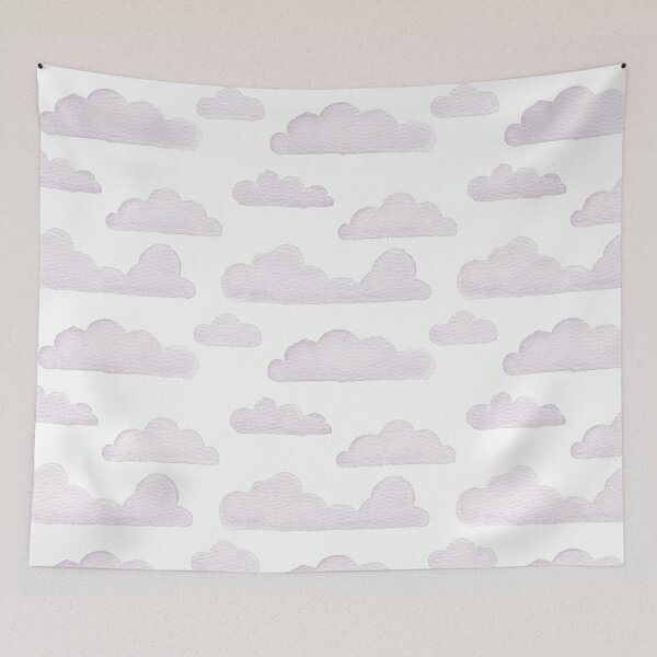Item preview, Dreamtime Clouds Watercolor Pattern - Snow + Dust - No BG Texture designed and sold by Irene Estelle.