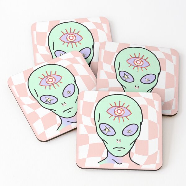 Item preview, Mystic Alien with Third Eye – Esoteric Psychedelic Art designed and sold by Deathcocoshots.