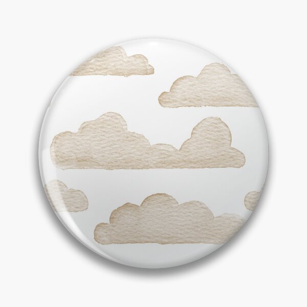 Item preview, Dreamtime Clouds Watercolor Pattern - Snow + Fawn - No BG Texture designed and sold by Irene Estelle.