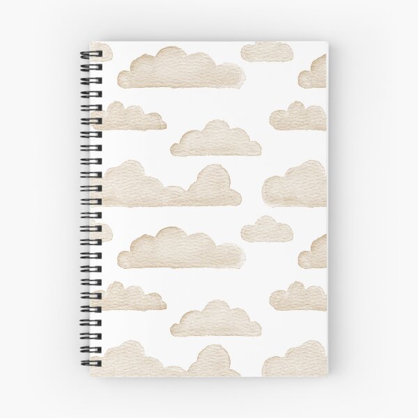 Item preview, Dreamtime Clouds Watercolor Pattern - Snow + Fawn - No BG Texture designed and sold by Irene Estelle.