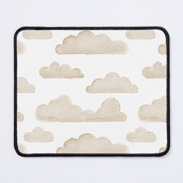 Item preview, Dreamtime Clouds Watercolor Pattern - Snow + Fawn - No BG Texture designed and sold by Irene Estelle.