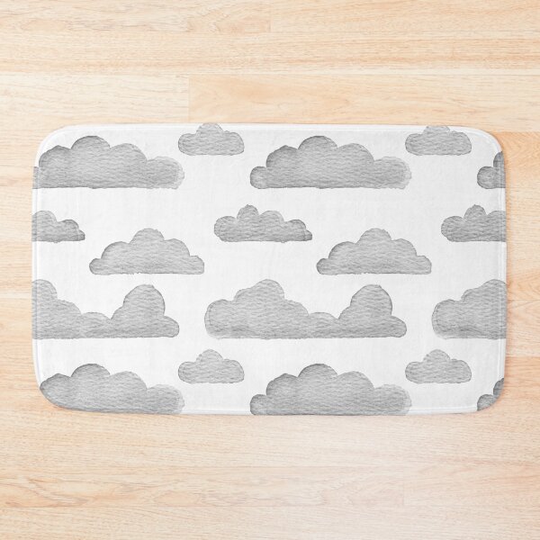 Item preview, Dreamtime Clouds Watercolor Pattern - Snow + Slate - No BG Texture designed and sold by Irene Estelle.