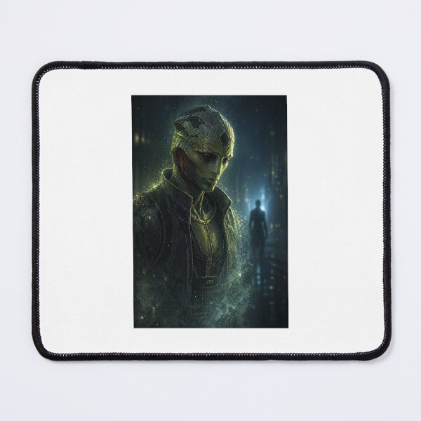 Item preview, Fading Light | Sci-Fi Alien Portrait | Quiet Memory Art designed and sold by Echoes of the Void .