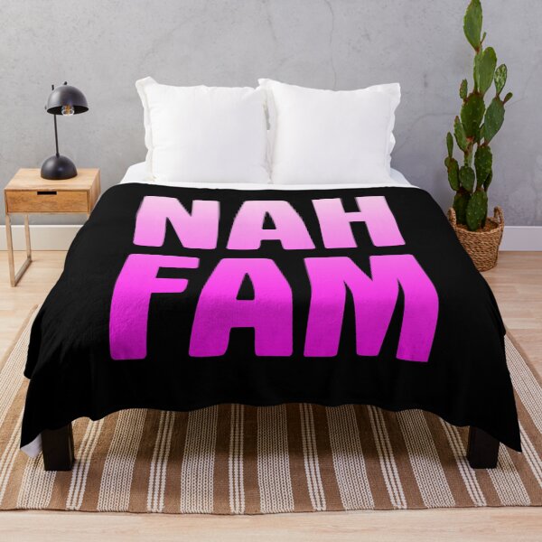 Item preview, Nah Fam, Pink designed and sold by Memes N Lore .