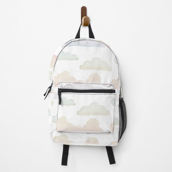 Item preview, Dreamtime Clouds Watercolor Pattern - Snow + Rainbow Sorbet - No BG Texture designed and sold by Irene Estelle.
