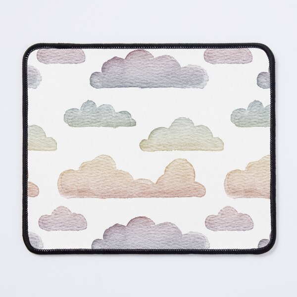 Item preview, Dreamtime Clouds Watercolor Pattern - Snow + Rainbow Sunset - No BG Texture designed and sold by Irene Estelle.
