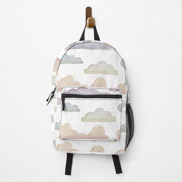 Item preview, Dreamtime Clouds Watercolor Pattern - Snow + Rainbow Sunset - No BG Texture designed and sold by Irene Estelle.
