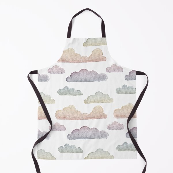 Item preview, Dreamtime Clouds Watercolor Pattern - Snow + Rainbow Sunset - No BG Texture designed and sold by Irene Estelle.