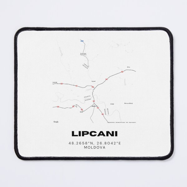 Item preview, Lipcani Moldova City Map Art Print | Minimalist Street Map Design | Travel Gift designed and sold by RM-Journey.