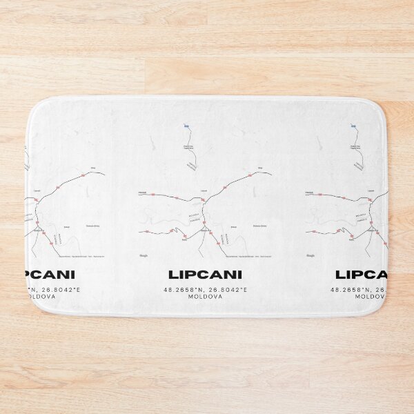 Item preview, Lipcani Moldova City Map Art Print | Minimalist Street Map Design | Travel Gift designed and sold by RM-Journey.