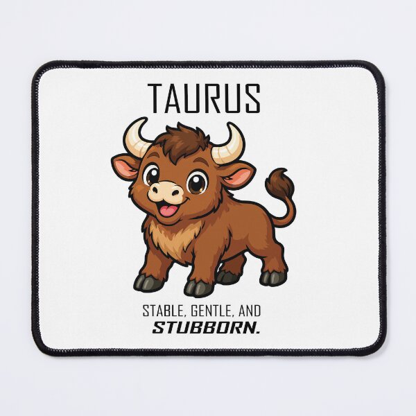 Item preview, Taurus - Stable. Gentle. Stubborn. designed and sold by Remake Design Lab.