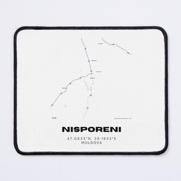 Item preview, Nisporeni Moldova Map Poster | Minimalist City Map Art | Travel Gift Idea designed and sold by RM-Journey.