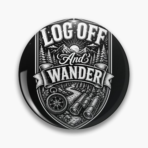 Item preview, Log Off And Wander Tee designed and sold by NeuralDraft.