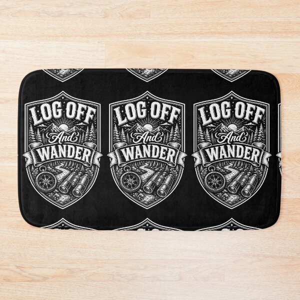 Item preview, Log Off And Wander Tee designed and sold by NeuralDraft.
