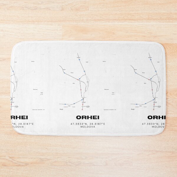 Item preview, Orhei Moldova Map Print | Minimalist City Map Poster | Modern Travel Wall Art designed and sold by RM-Journey.
