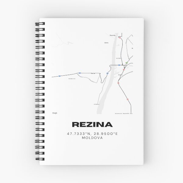 Item preview, Rezina Moldova Map Poster | Minimalist City Map Art | Travel Wall Decor designed and sold by RM-Journey.