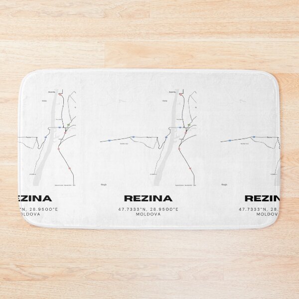 Item preview, Rezina Moldova Map Poster | Minimalist City Map Art | Travel Wall Decor designed and sold by RM-Journey.