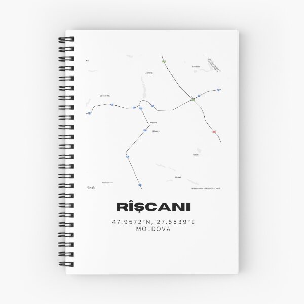 Item preview, Rîşcani Moldova Map Art Print | Minimalist City Map Poster | Travel Gift designed and sold by RM-Journey.