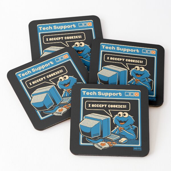 Item preview, Tech Support I Accept Cookies  designed and sold by World Domination For Cats ®.
