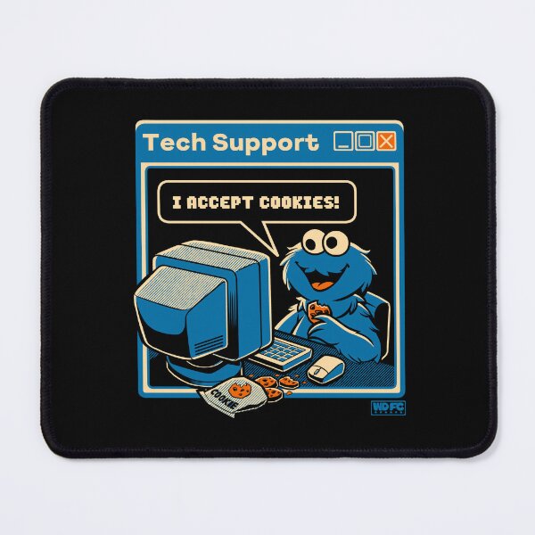 Item preview, Tech Support I Accept Cookies designed and sold by World Domination For Cats ®.