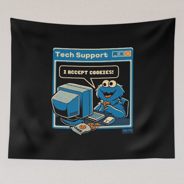 Item preview, Tech Support I Accept Cookies  designed and sold by World Domination For Cats ®.