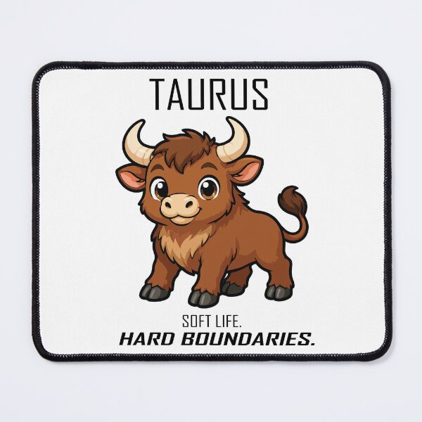Item preview, Taurus - Soft Life. Hard Boundaries. designed and sold by Remake Design Lab.
