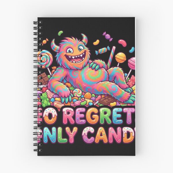 Item preview, Sweet Candy Monster - No Regrets Only Candy Design designed and sold by manmoo.