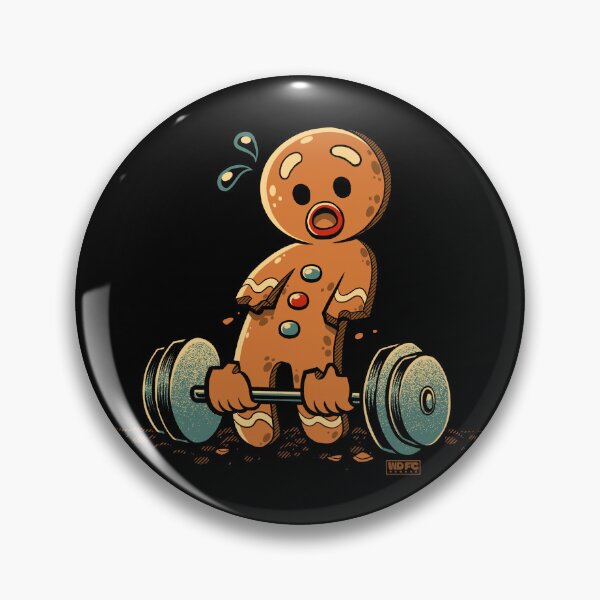 Item preview, Gingerbread Workout Loosing Arms designed and sold by World Domination For Cats ®.