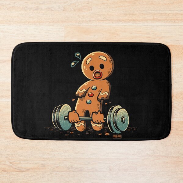 Item preview, Gingerbread Workout Loosing Arms designed and sold by World Domination For Cats ®.