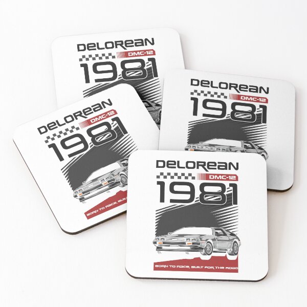 Item preview, Vintage Classic Car Delorean 1981 designed and sold by PrintCarClub.