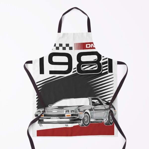 Item preview, Vintage Classic Car Delorean 1981 designed and sold by PrintCarClub.