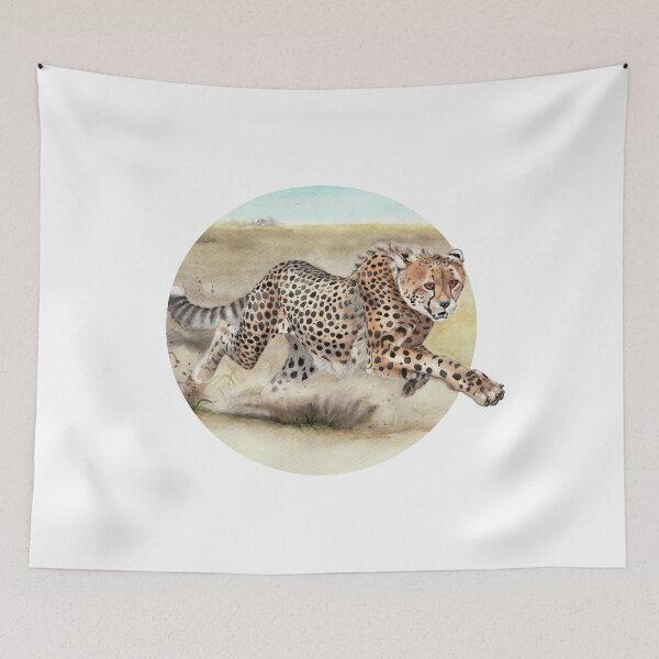 Item preview, Cheetah running in the Savannah designed and sold by Jessicas-Corner.