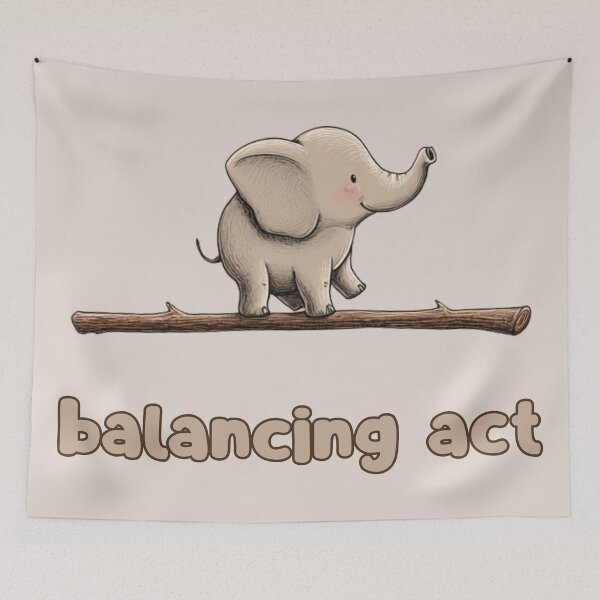 Item preview, Balancing Act designed and sold by bubblyrainbow.