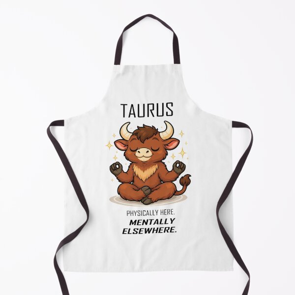 Item preview, Taurus - Physically Here. Mentally Elsewhere designed and sold by Remake Design Lab.
