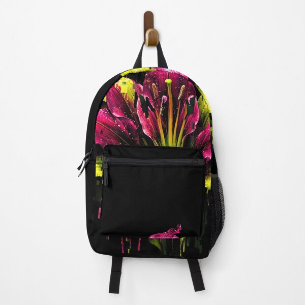 Item preview, Surreal Datamosh Lily Digital Metamorphosis T-Shirt designed and sold by NeuralDraft.