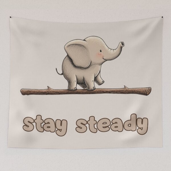 Item preview, Stay steady designed and sold by bubblyrainbow.