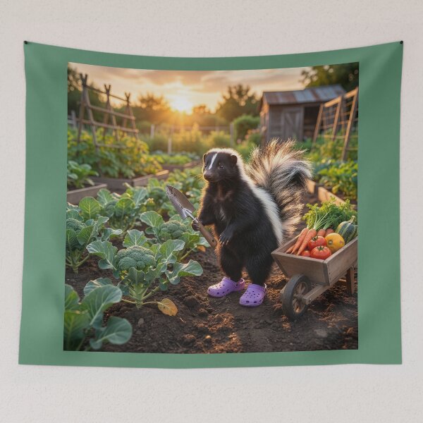 Item preview, Skunk Gardener designed and sold by Tridentulus.