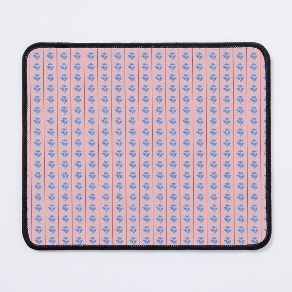 Item preview, Colorful Cottage Eclectic Vintage Contemporary Flowers and Stripes Pattern Pink Blue Red designed and sold by kierkegaard.