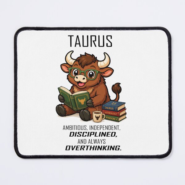 Item preview, Taurus - Always Overthinking.  designed and sold by Remake Design Lab.