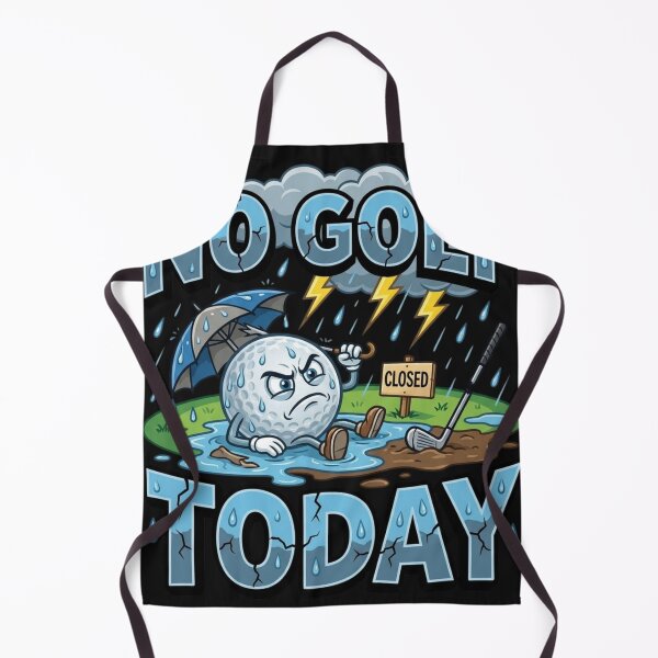 Item preview, No Golf Today Funny Rainy Day Frustration Design designed and sold by manmoo.