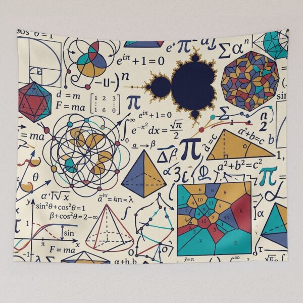 Item preview, Mathematical Universe: STEM & Science Pattern designed and sold by edstorebeaches.