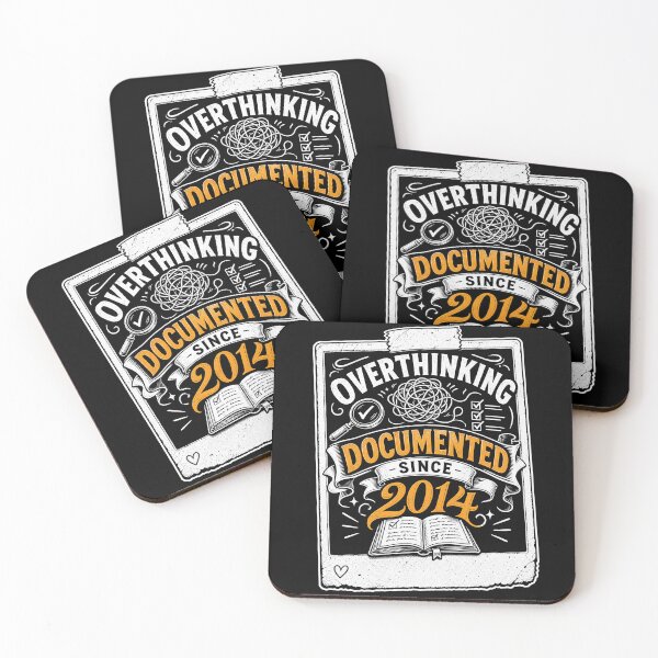 Item preview, Overthinking Documented Since 2014 designed and sold by NeuralDraft.