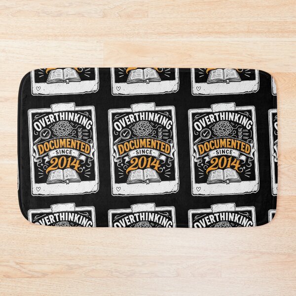 Item preview, Overthinking Documented Since 2014 designed and sold by NeuralDraft.