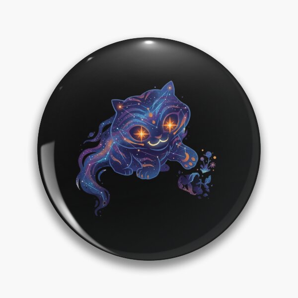 Item preview, Galaxy Cat Stellar Dreams Cosmic Feline Broken Pot Garden designed and sold by manmoo.