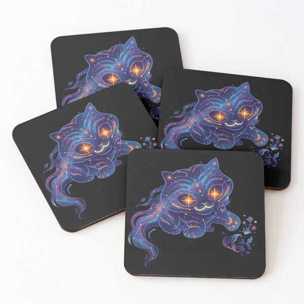 Item preview, Galaxy Cat Stellar Dreams Cosmic Feline Broken Pot Garden designed and sold by manmoo.