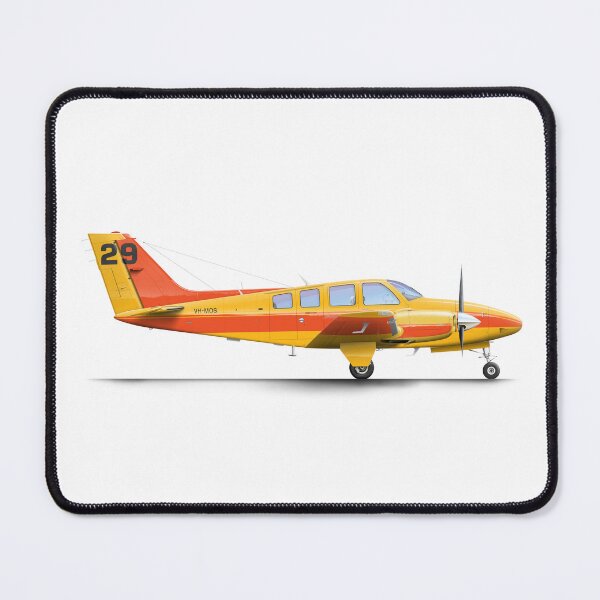 Item preview, BEECH BARON B58 designed and sold by Grubby Fingers Aircraft Illustration.