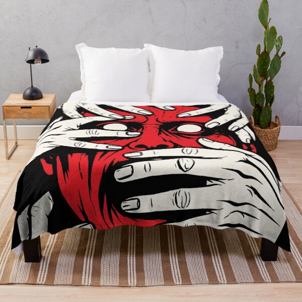 Item preview, Hands Covering Face Horror Red Demon Art designed and sold by RamyGallery.