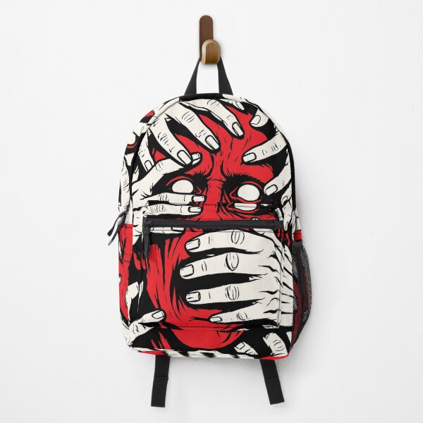 Item preview, Hands Covering Face Horror Red Demon Art designed and sold by RamyGallery.